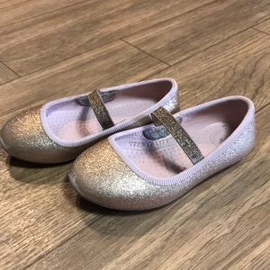 Native glitter and pink shoes EUC C7